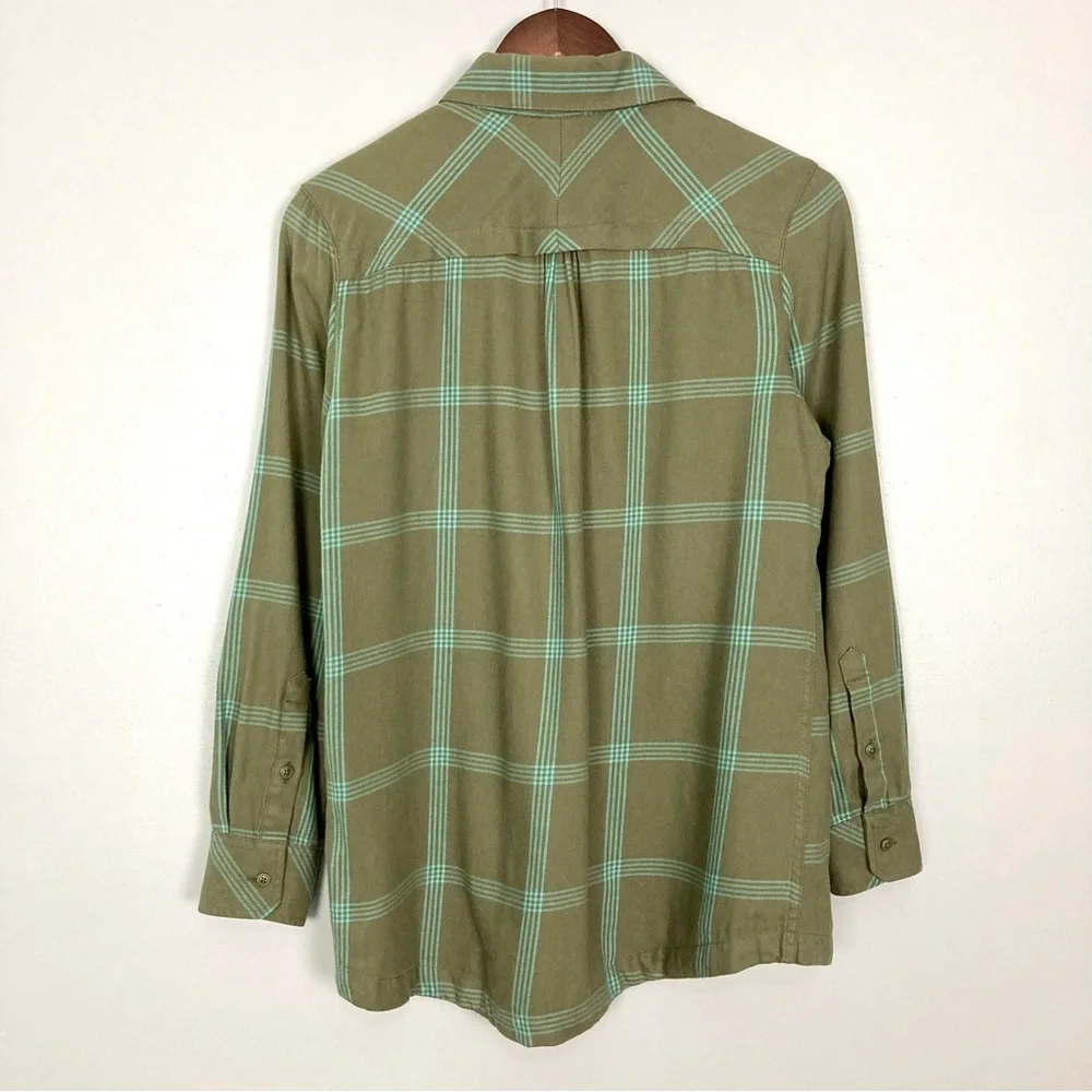 Outdoor Research Cedar Cove Tunic Top Women’s Size S Plaid Button Up Lightweight - Picture 6 of 9